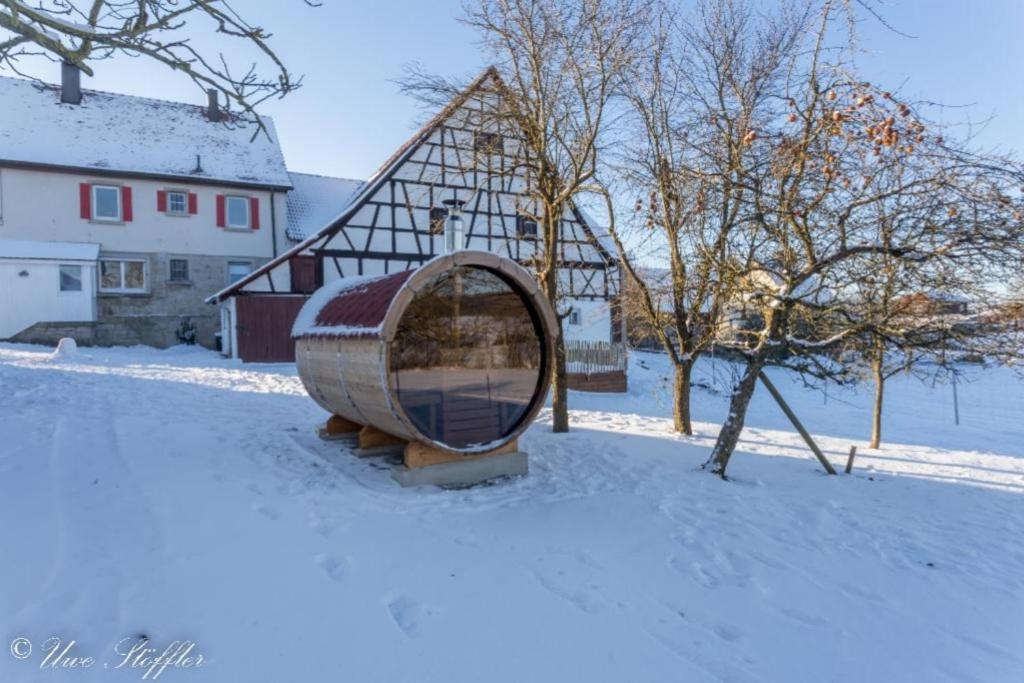 Ferienhaus Rote Sau Herrentierbach Exterior foto