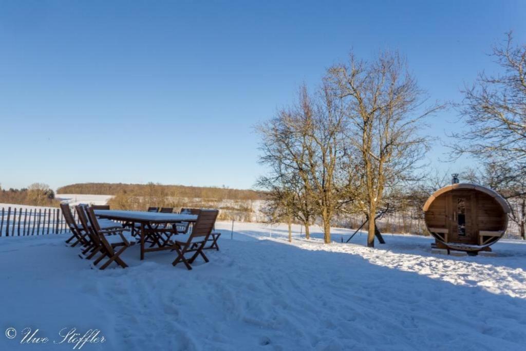 Ferienhaus Rote Sau Herrentierbach Exterior foto