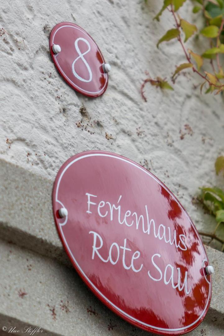Ferienhaus Rote Sau Herrentierbach Exterior foto