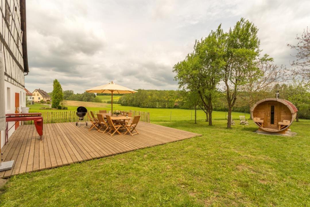 Ferienhaus Rote Sau Herrentierbach Exterior foto